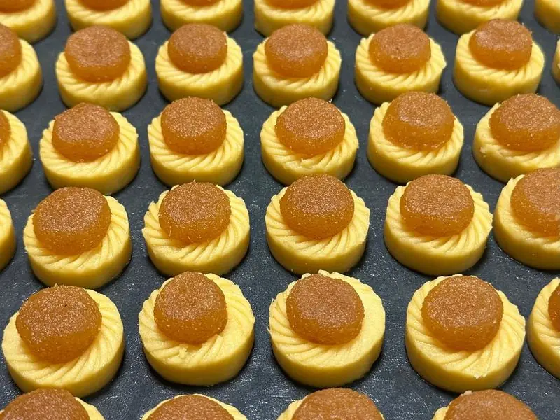 Trays of freshly made pineapple tarts